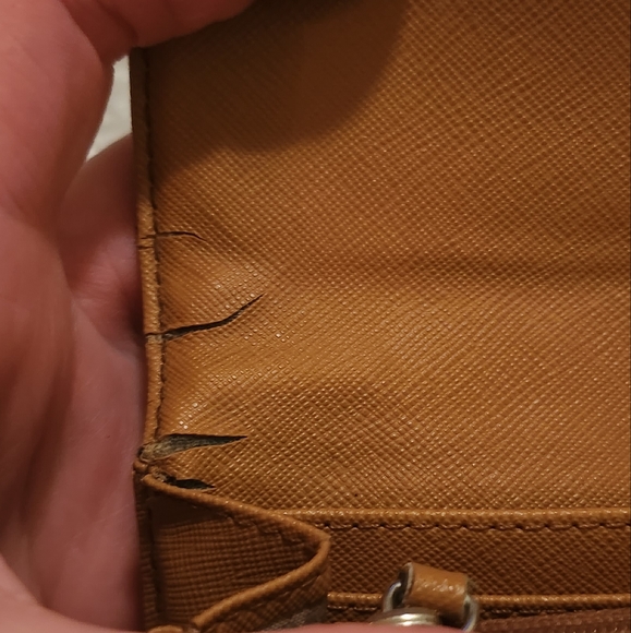 VINTAGE Michael Kors Long Monogram Bifold Snap Wallet Brown 7. 75 X 4" - Picture 12 of 16